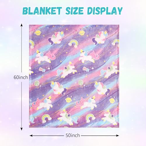 50% Off Unicorn Glow Blanket – Magical Gift for Girls - Image 3
