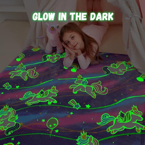 50% Off Unicorn Glow Blanket – Magical Gift for Girls - Image 4