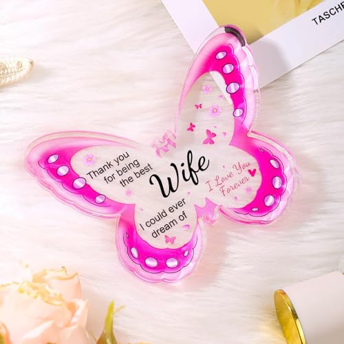 62% Off Acrylic Butterfly Plaque Gift for Wife - Image 3
