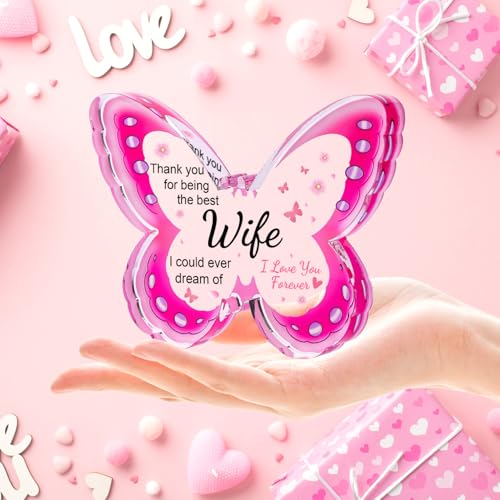 62% Off Acrylic Butterfly Plaque Gift for Wife - Image 6