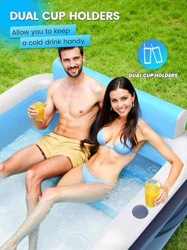 50% Off VISTOP Inflatable Pool with Seats & Cup Holders - Image 4