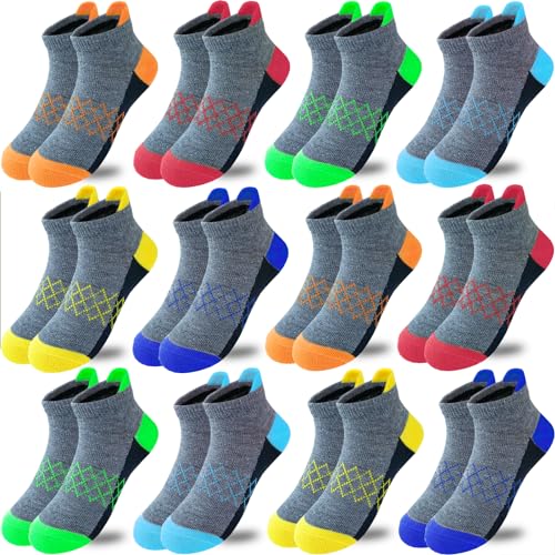 50% Off JAMEGIO Boy Socks 12-Pack Ankle Athletic - Image 1