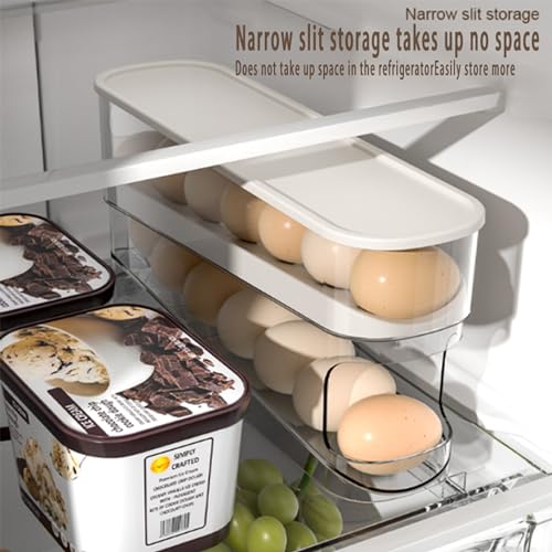51% Off WACOI Auto Rolling Fridge Egg Organizer - Image 2