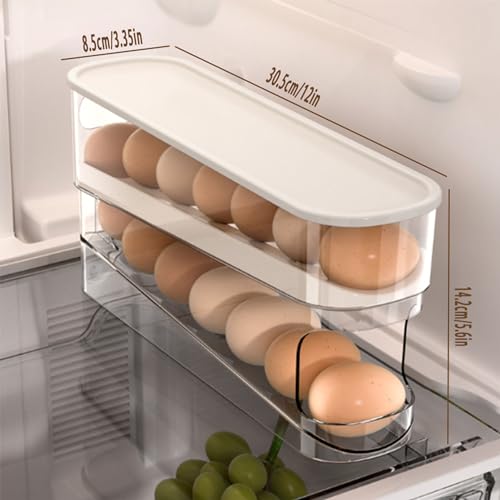 51% Off WACOI Auto Rolling Fridge Egg Organizer - Image 4