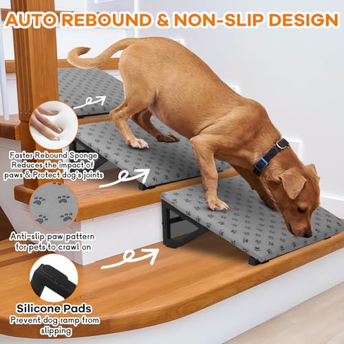 50% off Dog Ramp for Stairs – Non-Slip Pet Stairs - Image 5