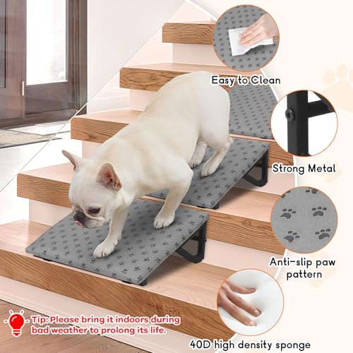 50% off Dog Ramp for Stairs – Non-Slip Pet Stairs - Image 6