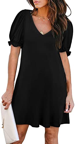 15% Off Aloodor V-Neck Dress with Pockets - Image 1