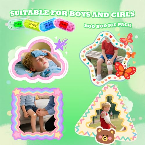 50% Off: 4 Pack Kids Boo Boo Ice Pack for Toddlers - Image 4