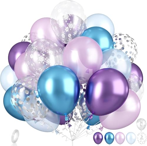50% Off Dagelar Snow Balloons Set - 30 Piece Party Decor - Image 1