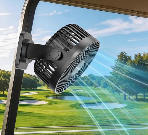 50% Off Magnetic Golf Cart Fan with 12000mAh Battery - Image 1