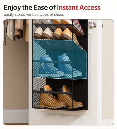 Soarine 12-Tier Shoe Organizer - Up to 24 Pairs - Image 4