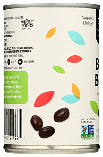 10% Off 365 Unsalted Black Beans, Pack of 4 - Image 5