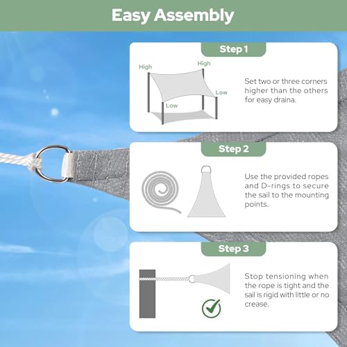 40% Off TasticTotes Rectangle Sun Shade Sail 8x10 - Image 4