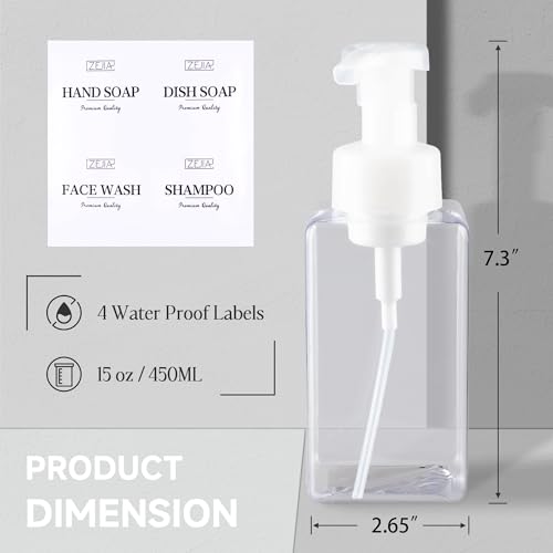50% Off ZEJIA 15OZ Foaming Soap Dispenser 2-Pack - Image 2
