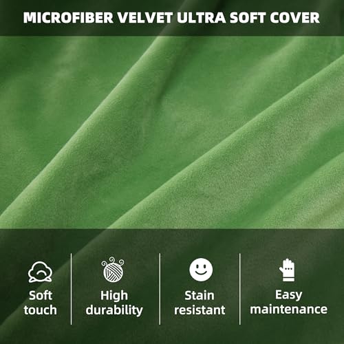 54% Off HABUTWAY 3Ft Velvet Bean Bag Chair with Memory Foam - Image 4