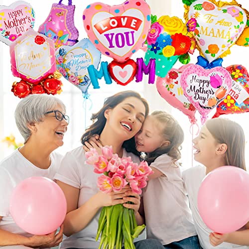 30% Off 12 Pcs Mother's Day Foil Balloons - Image 6