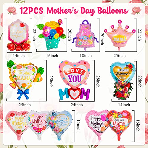 30% Off 12 Pcs Mother's Day Foil Balloons - Image 7