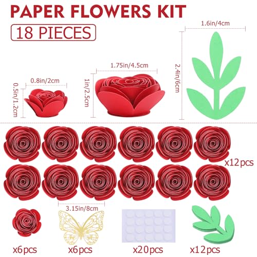 Save 20% on Mverse 3D Paper Flowers Craft Kit - Image 4