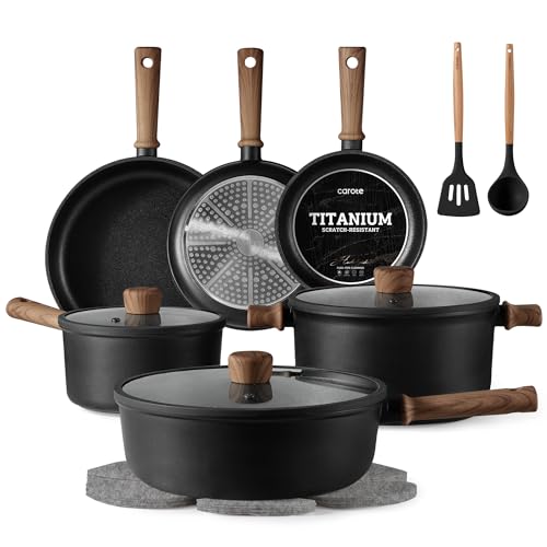 CAROTE 16pc Cookware Set: 36% Off & Nonstick - Image 1