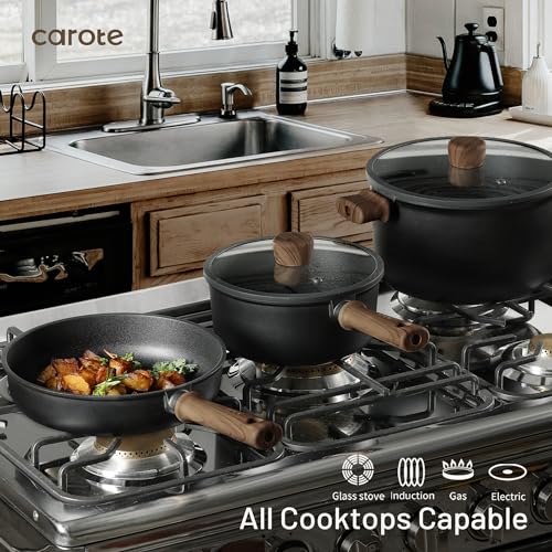 CAROTE 16pc Cookware Set: 36% Off & Nonstick - Image 5