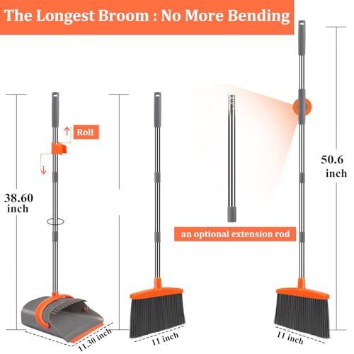 49% Off Ivandar Broom & Dustpan Set for Home - Image 2