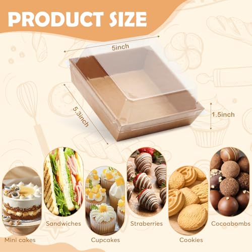 50% Off 120Pcs Charcuterie Boxes with Clear Lids - Image 3