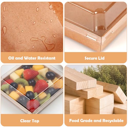 50% Off 120Pcs Charcuterie Boxes with Clear Lids - Image 4