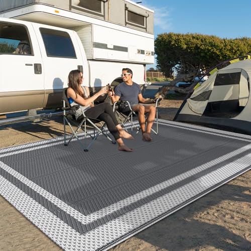 47% Off HappyTrends Outdoor Rug Reversible 5x8 ft - Image 6