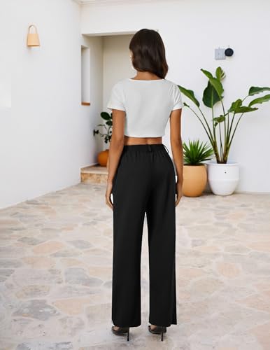 40% Off High Waisted Wide Leg Pants for Women - Image 3
