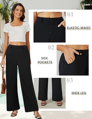40% Off High Waisted Wide Leg Pants for Women - Image 4