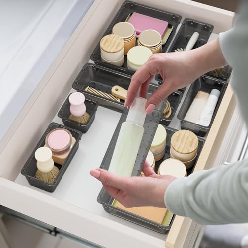 33% Off SpaceHacks 15-Piece Clear Drawer Organizer Set - Image 2