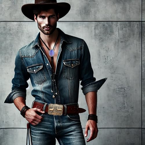 80% Off HL YMPONY Bolo Tie - Various Colored Stones - Image 7