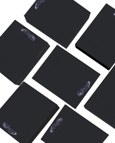 52% Off qiqee 24pcs Black Gift Bags with Tissue Paper - Image 4