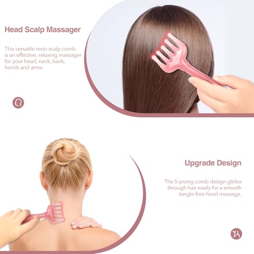 50% Off FEUNLEM Resin Head Massager Comb 2-Pack - Image 4
