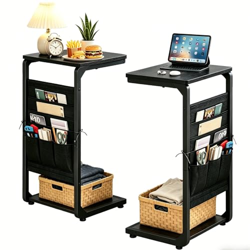 32% Off Vovonusy C-Shaped Side Table Set with Storage - Image 1