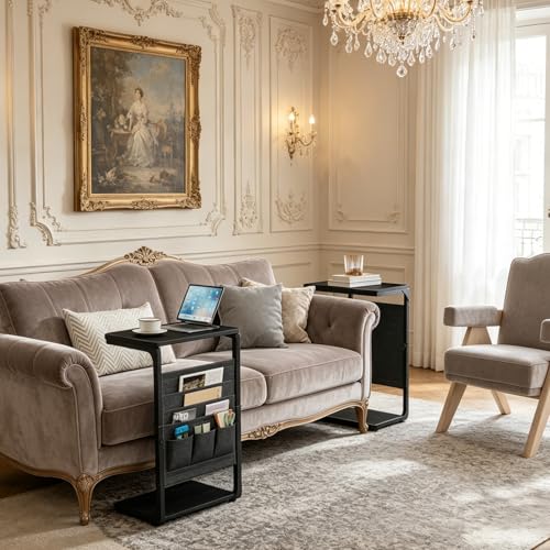 32% Off Vovonusy C-Shaped Side Table Set with Storage - Image 2