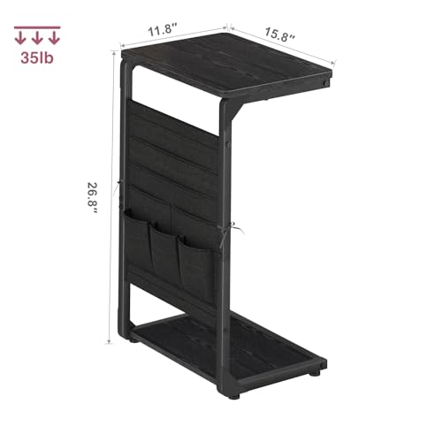 32% Off Vovonusy C-Shaped Side Table Set with Storage - Image 3