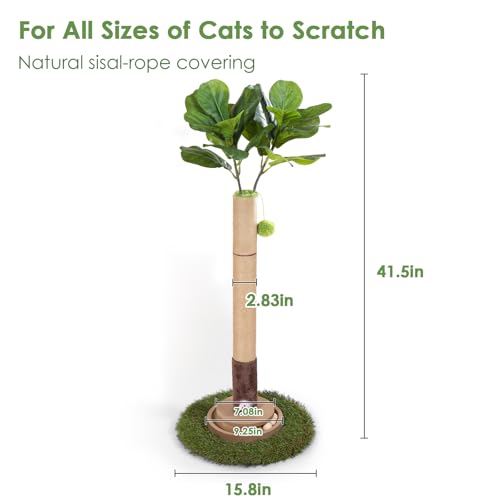 50% Off Cat Scratching Post with Interactive Toy - Image 2