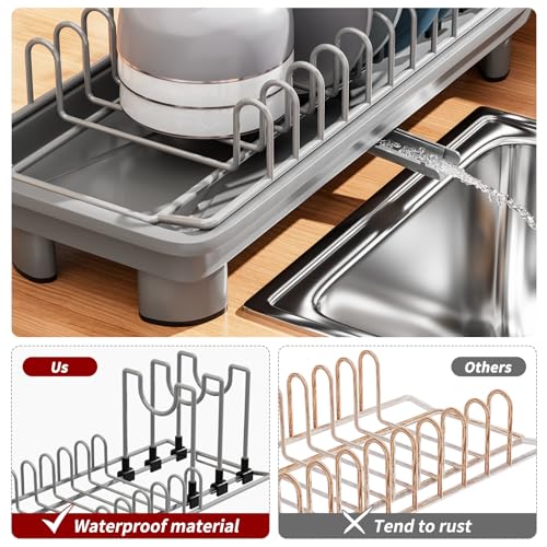 20% Off: SanDream Portable Dish Drying Rack for Small Kitchens - Image 5