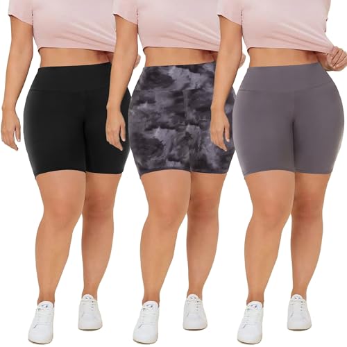 46% Off QGGQDD Plus Size Biker Shorts 3-Pack - Image 1