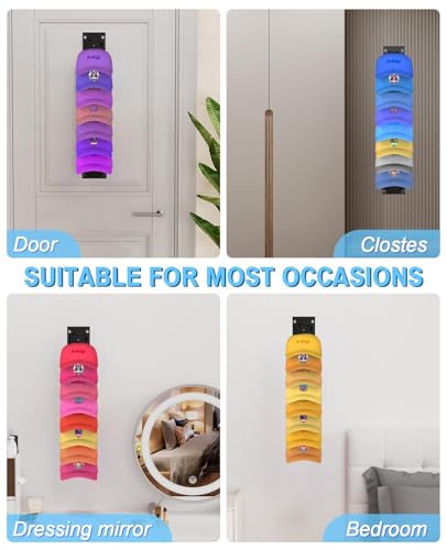 55% Off HINIHAO Hat Organizer 2-Pack – Holds 18 Caps - Image 7