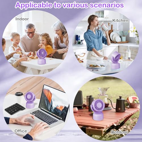 50% Off Decute Small Quiet Desktop Fan with Auto Rotate - Image 5