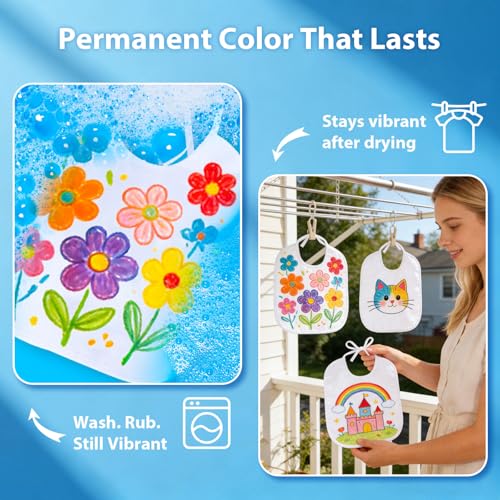 50% Off KERIFI 20-Color Fabric Markers for Clothes - Image 4