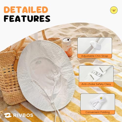 33% Off RIVBOS Baby Sun Hat UPF 50+ for 0-7 Years - Image 4