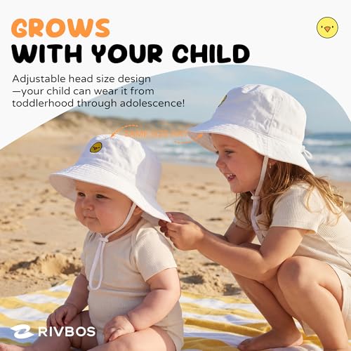 33% Off RIVBOS Baby Sun Hat UPF 50+ for 0-7 Years - Image 6