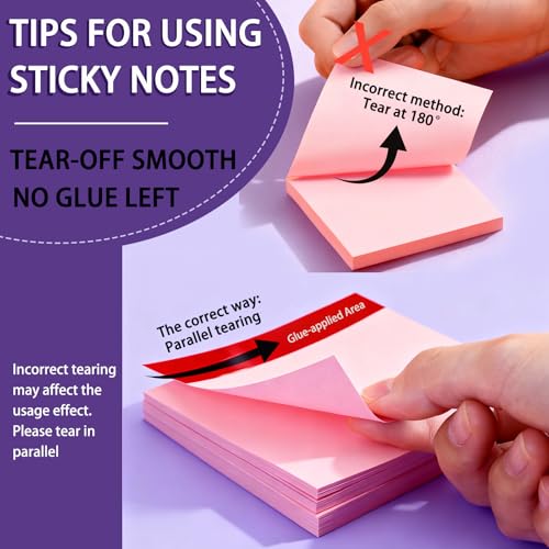 Best Value: 18 Pads of Colorful Self-Stick Notes 3x3 in - Image 5