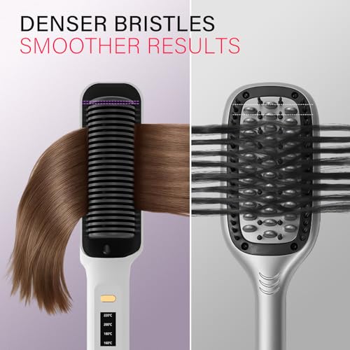 50% Off Hair Straightener Brush with Built-In Comb - Image 3