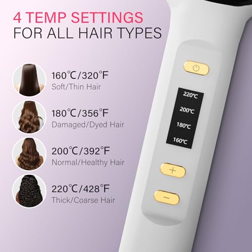 50% Off Hair Straightener Brush with Built-In Comb - Image 6