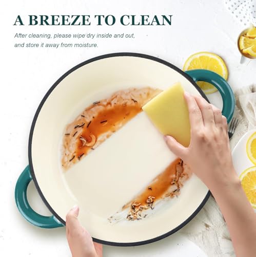 43% Off Overmont 5.5QT Enameled Cast Iron Dutch Oven - Image 4