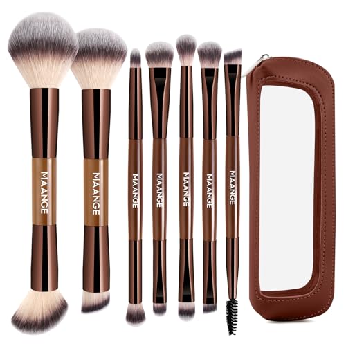 MAANGE 7-Piece Brush Set with Bag – Reg $19.49